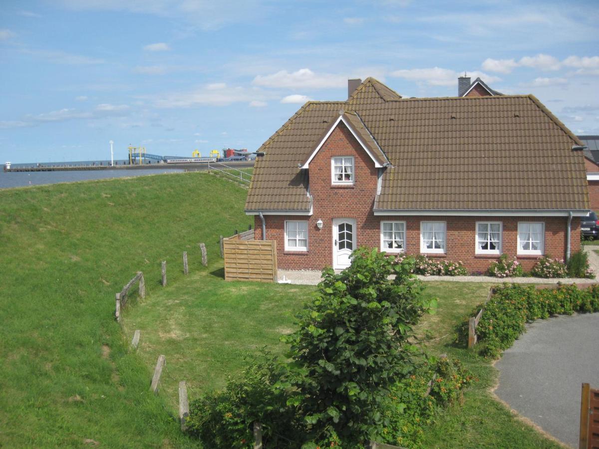 Direkt Am Deich - Ferienwohnung Amrum Im Gaestehaus Am Badedeich Dagebüll Exterior foto